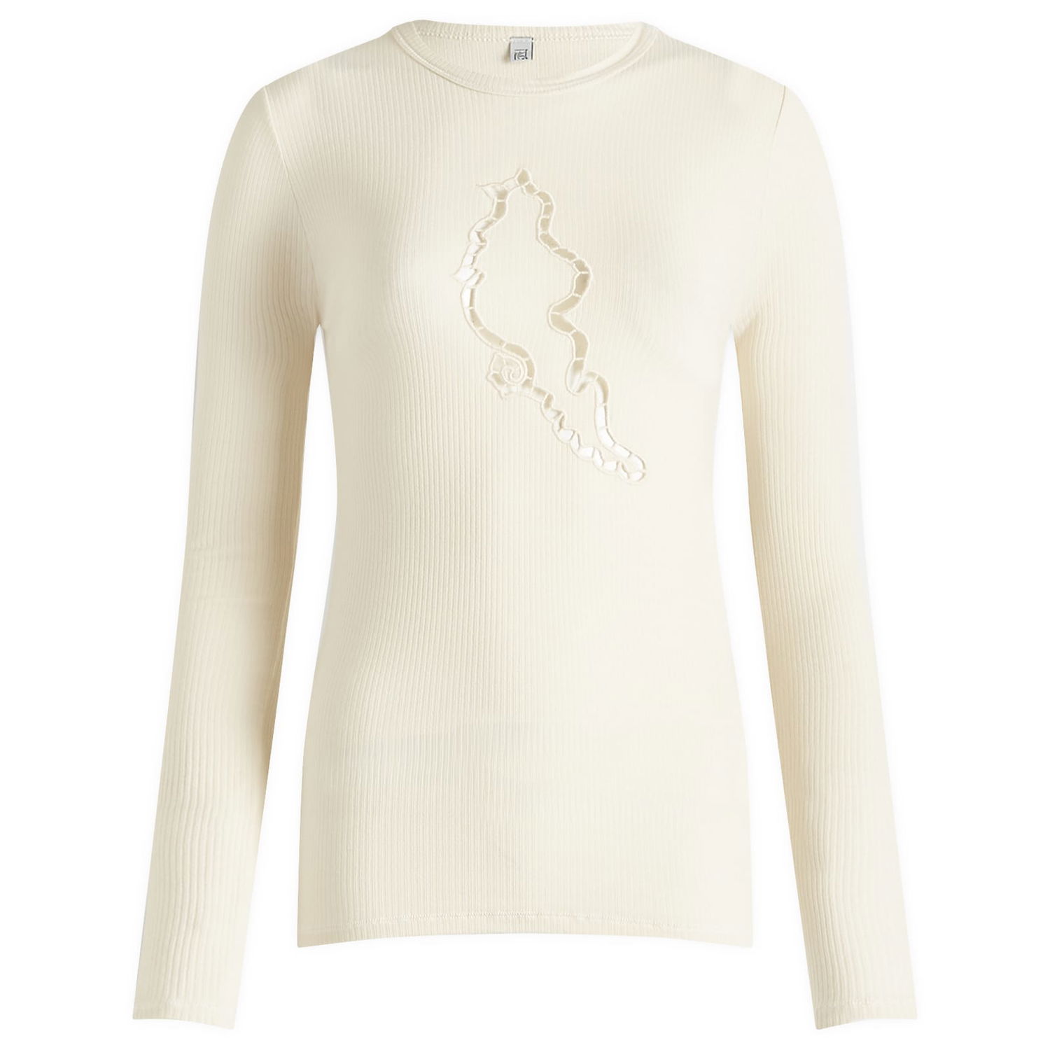 Tričko Baserange Ponte Long Sleeve T-Shirt Béžová | TOPLS-RB-SP25-Undyed, 0