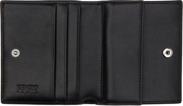 Peňaženka KENZO Kenzo Paris 'Kenzo Varsity' Leather Mini Wallet Čierna | FF55PM603L46, 2