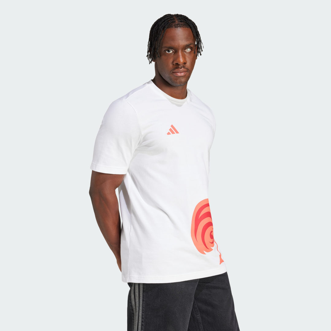 Tričko adidas Performance Rooster Graphic T-Shirt Biela | JN4159, 1