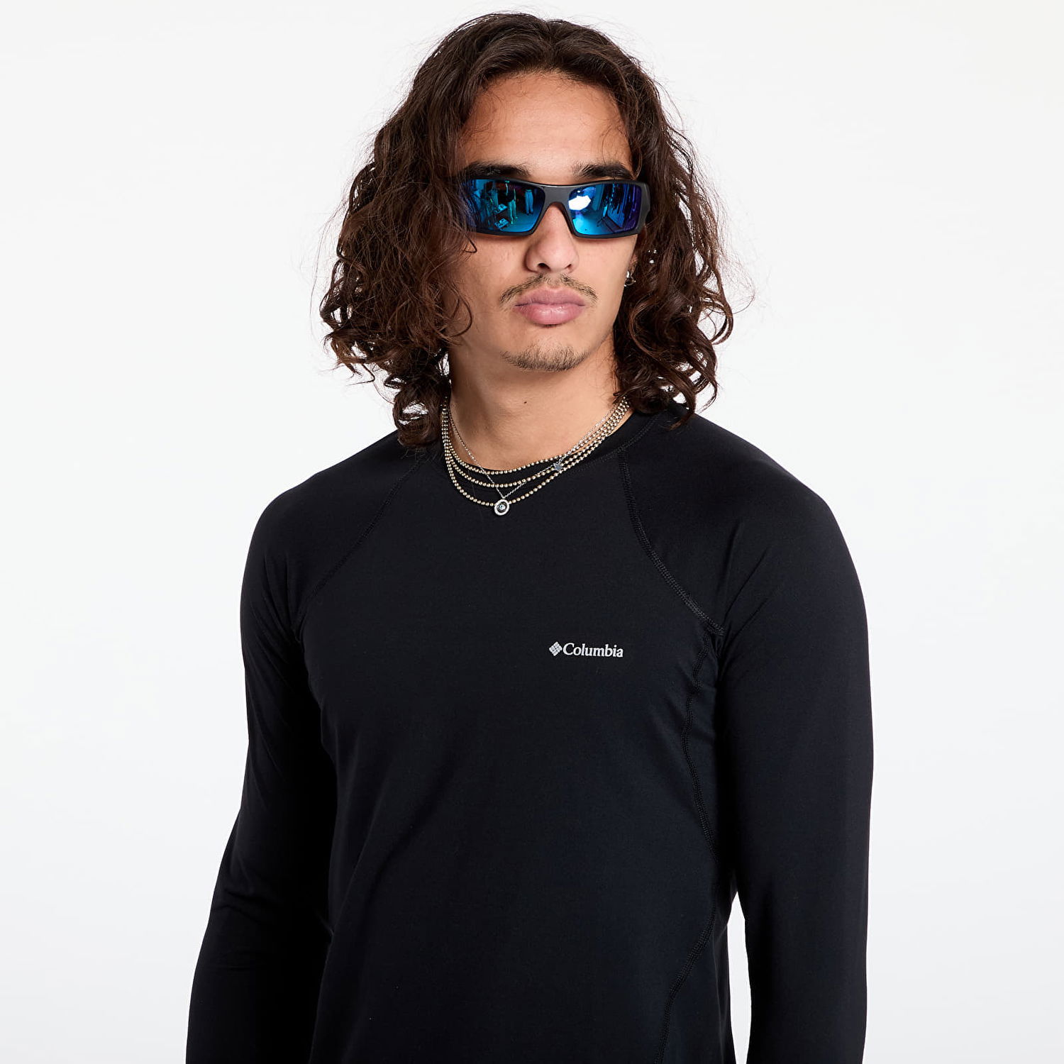Tričko Columbia Midweight Stretch Long Sleeve Top Čierna | 1638591011, 1