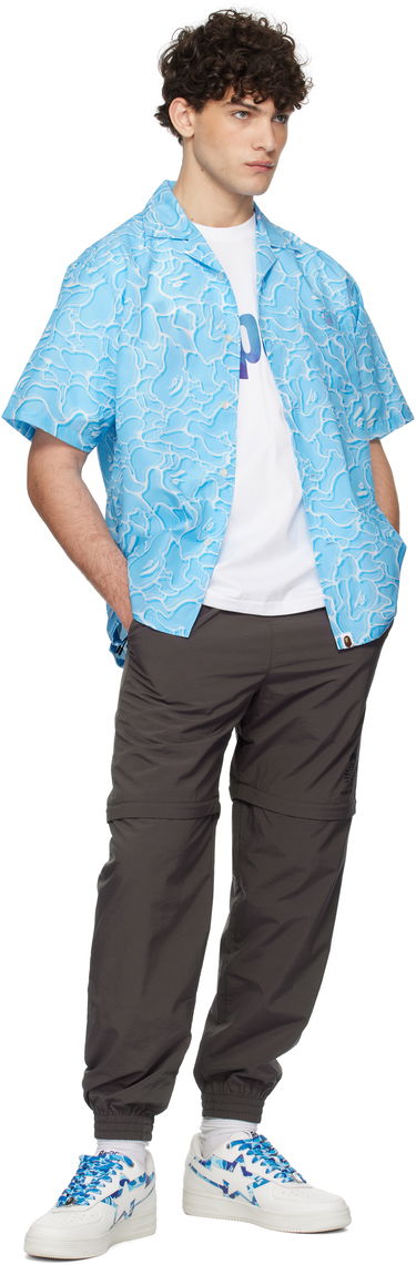 Košeľa BAPE Camouflage Print Shirt Modrá | 001SRK701001F, 3