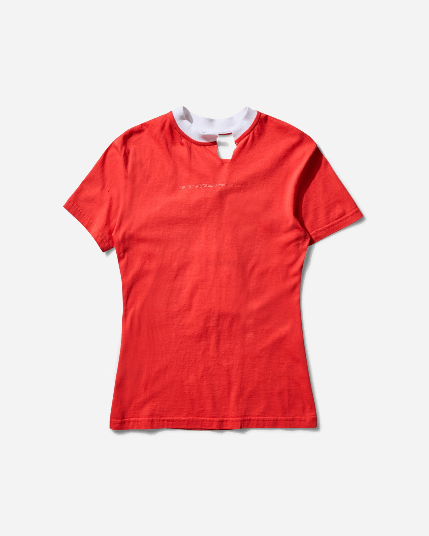 Tričko Ottolinger Cut Out T-Shirt Červená | 11510401501 RED, 1