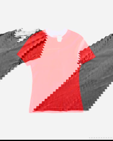 Tričko Ottolinger Cut Out T-Shirt Červená | 11510401501 RED, 1