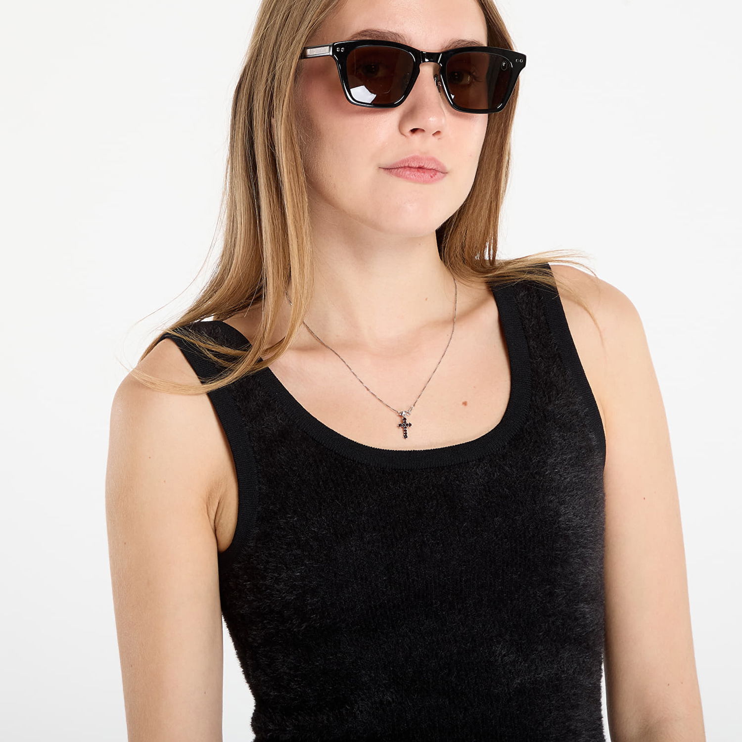 Tielko Jordan Air Jordan Women's Fuzzy Tank Top Čierna | HQ9171-010, 1