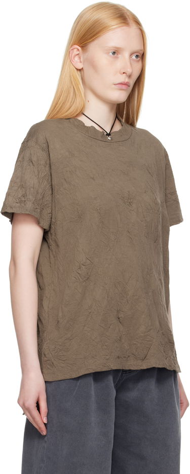 Tričko OUR LEGACY OUR LEGACY Bliss T-Shirt Hnedá | M2256BTC, 4