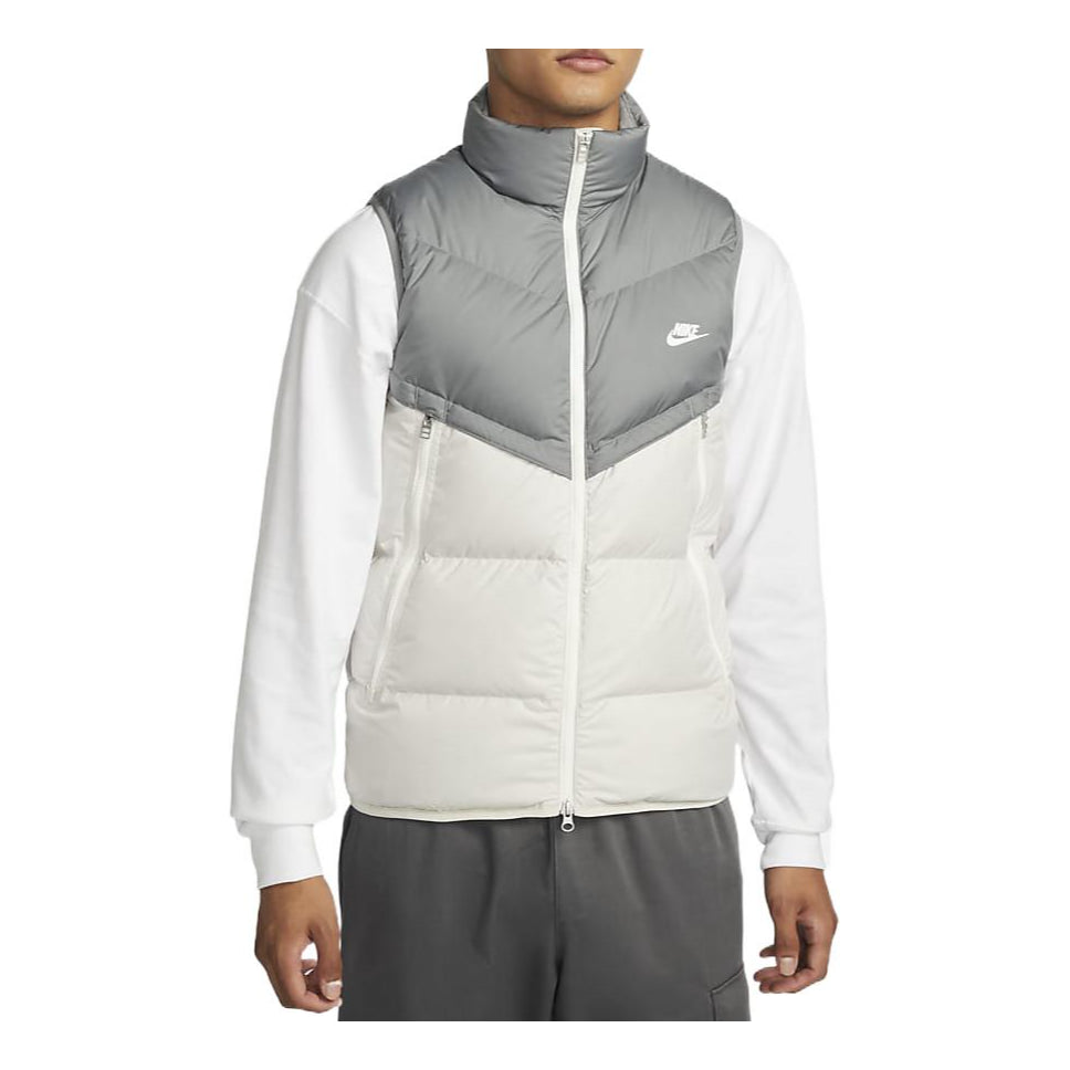 Vesta Nike Stand Collar Down Vest Biela | DV1136-084, 0