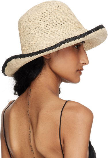 Klobúk TOTEME TOTEME Paper Straw Beach Hat Béžová | 253-WSH0027-FB0489, 4
