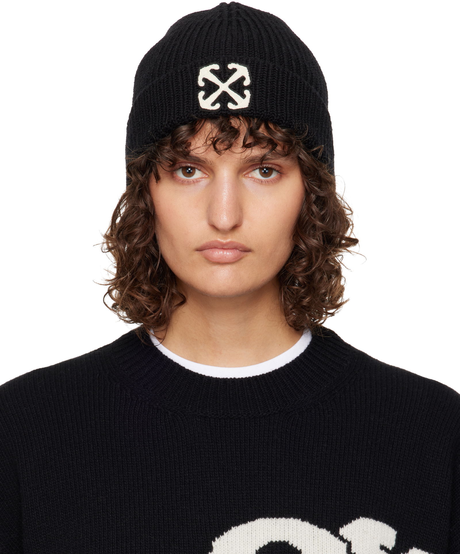 Arrow Classic Ribbed Wool Beanie