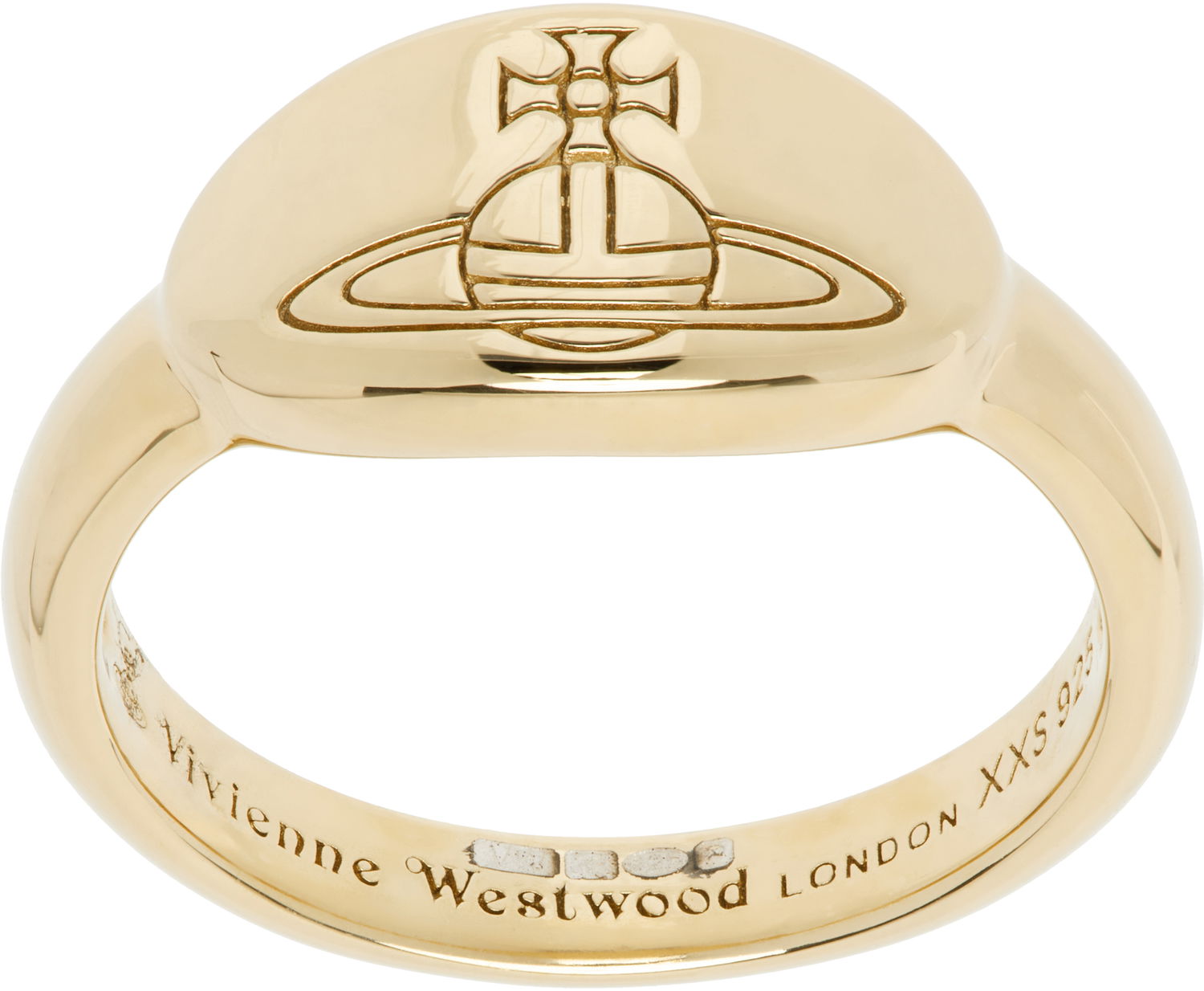 Prsteň Vivienne Westwood Ring Gold Tilly Metalická | 64020012-01R001-, 1