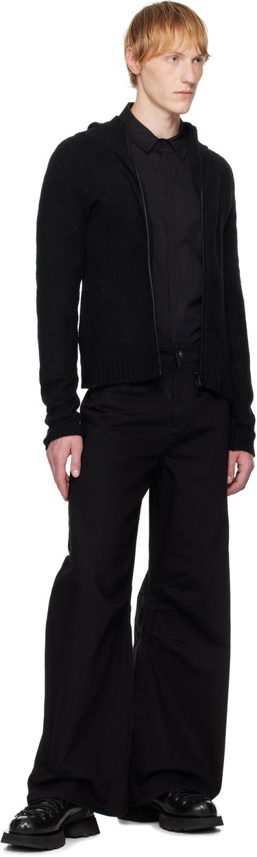 Sveter HELIOT EMIL HELIOT EMIL Inviola Cashmere Zip Hoodie Čierna | SS25_W_07_066_BLK01_CO, 3