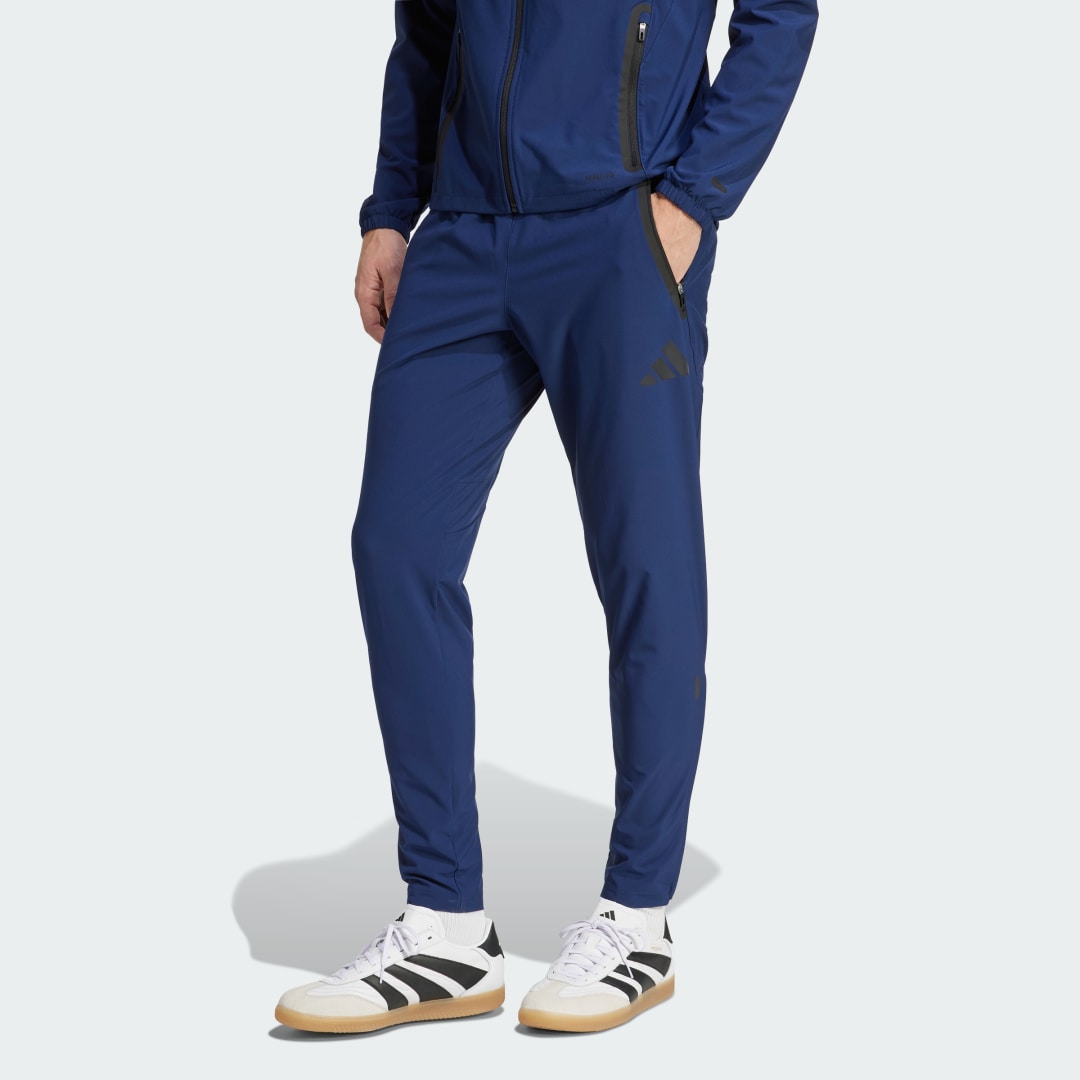 Tepláky adidas Performance Manchester United Tiro 25 Competition Vis Tech Travel Pants Modrá | JV6976, 0