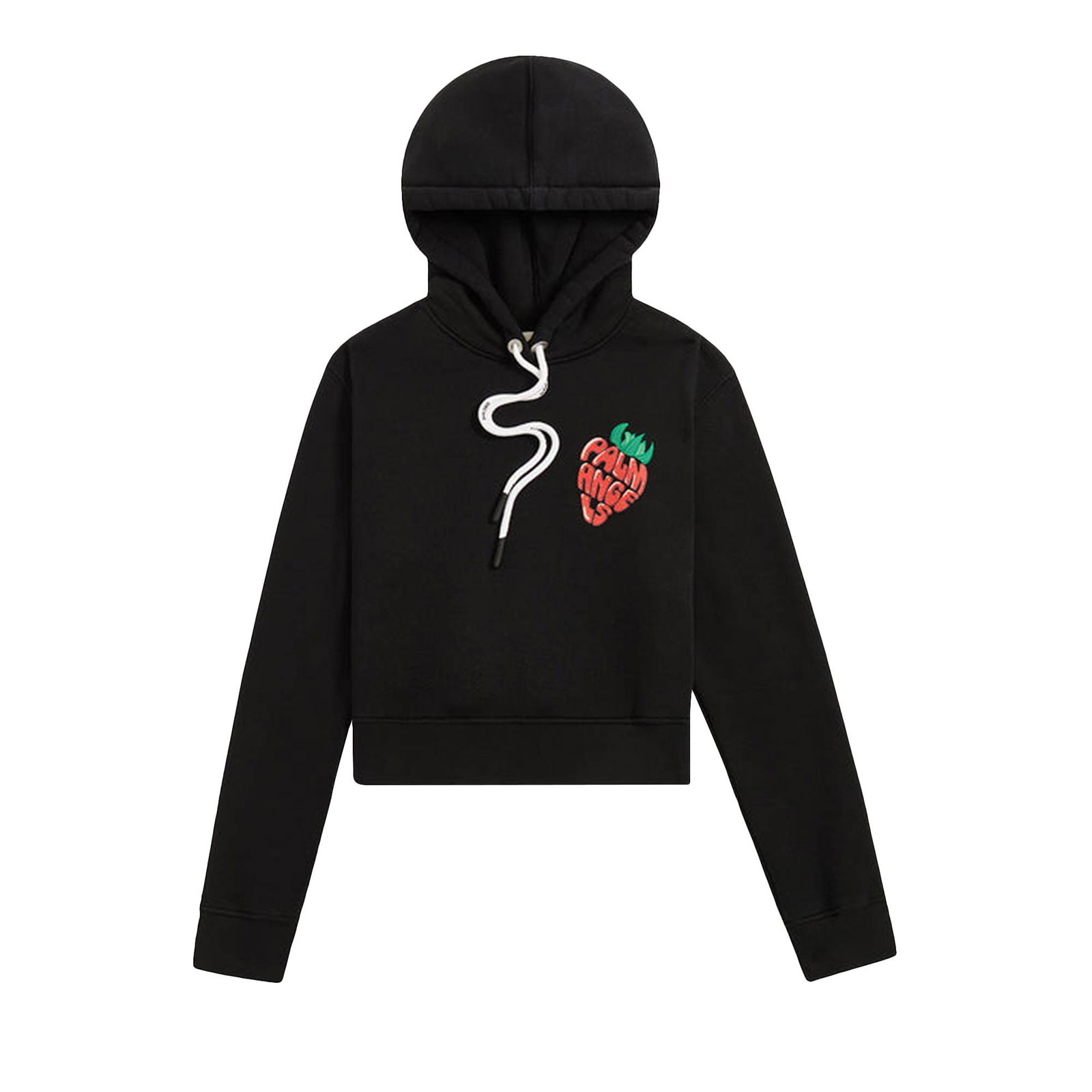 Strawberry Printed Fitted Hoodie