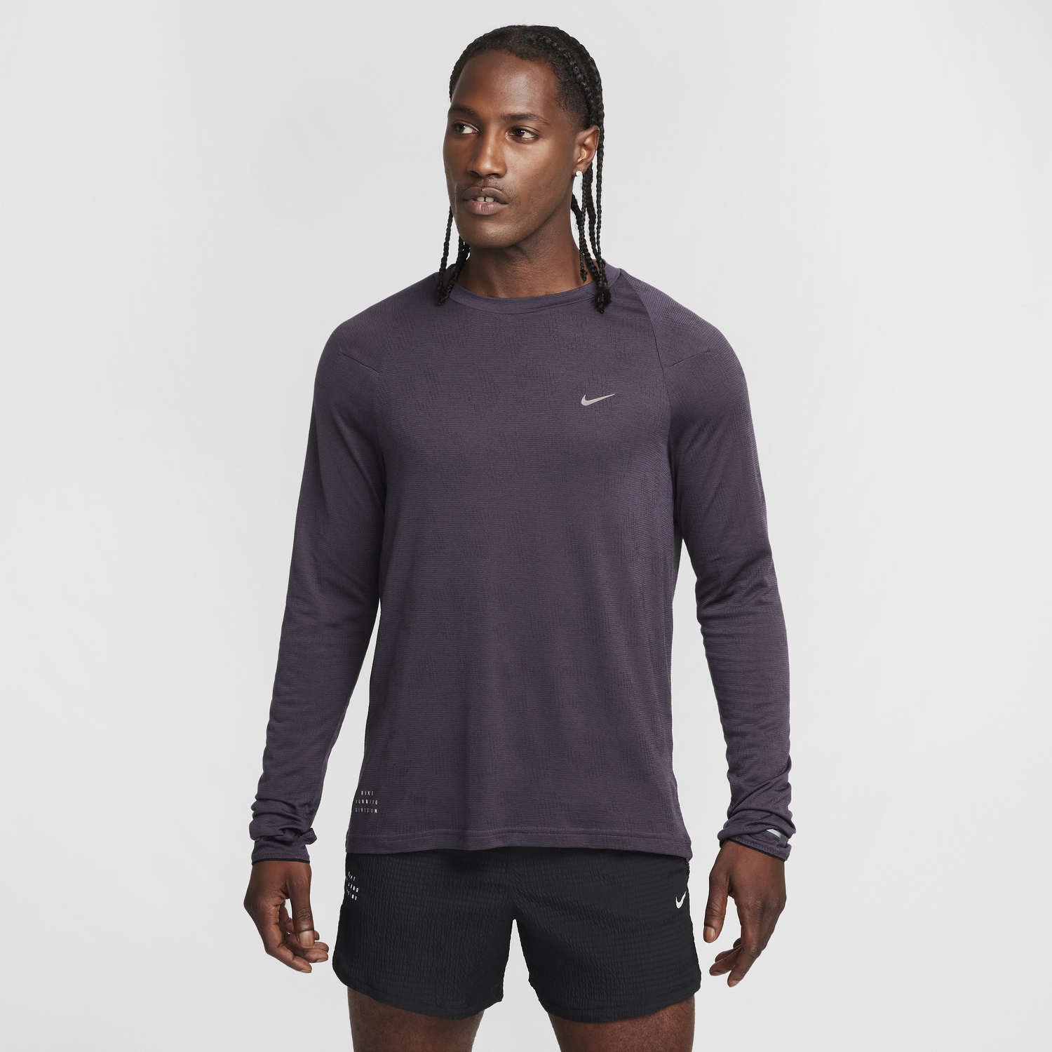 Tričko Nike Therma-FIT ADV Running Division Long Sleeve Shirt Fialová | FZ1125-573, 0