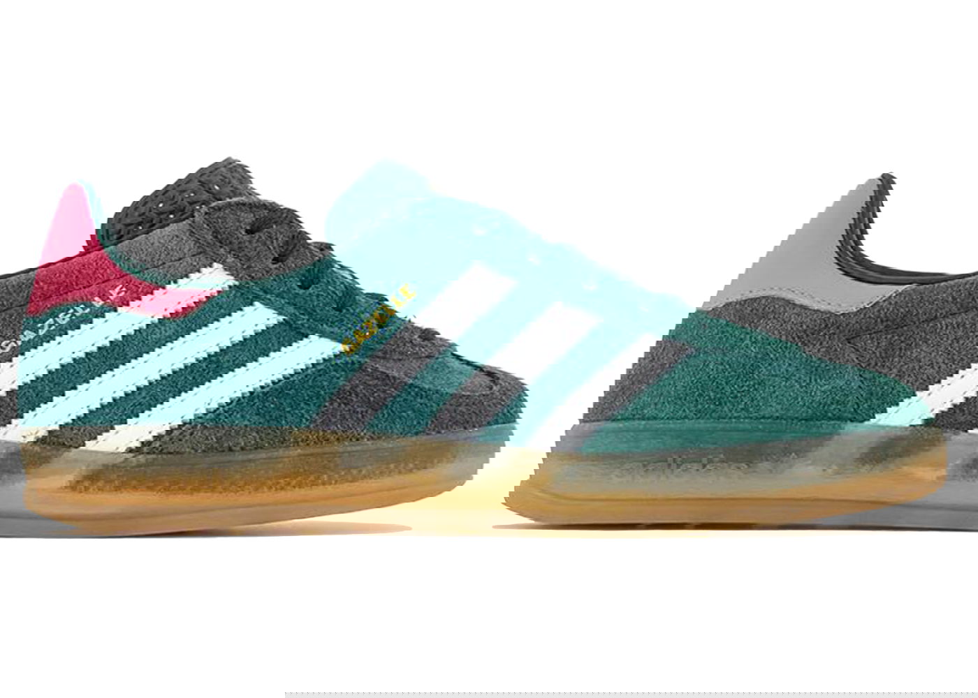 Tenisky a topánky adidas Originals Gazelle Indoor Collegiate Green Lucid Pink Zelené | IG5929, 0