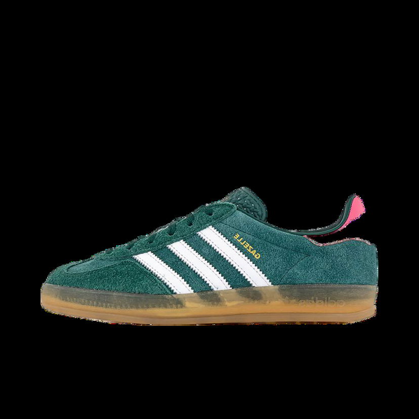 Tenisky a topánky adidas Originals Gazelle Indoor Collegiate Green Lucid Pink Zelené | IG5929