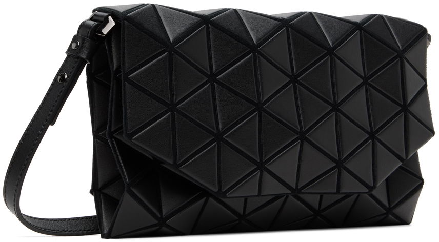 Geometric Patterned Matte Shoulder Bag