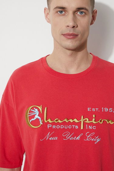 Tričko Champion Champion Products Inc. T-Shirt Červená | 219998, 4