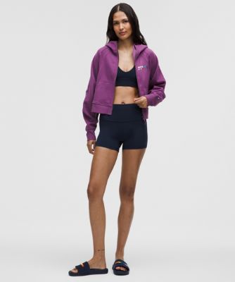 Mikina lululemon Oversized Cropped Full Zip Hoodie Fialová | prod20000051, 8