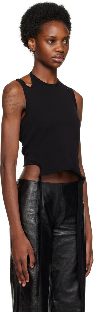 Tielko Dion Lee Double Tie Crop Tank Top Biela | A3398P21, 4