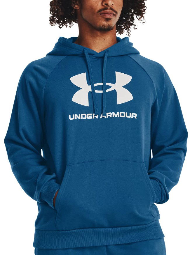 Mikina Under Armour Rival Fleece Hoodie Tyrkysová | 1379758-426, 0