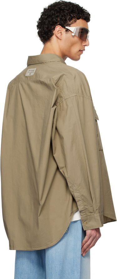 Košeľa Acne Studios Acne Studios Button-Up Shirt Hnedá | BB0608-, 2