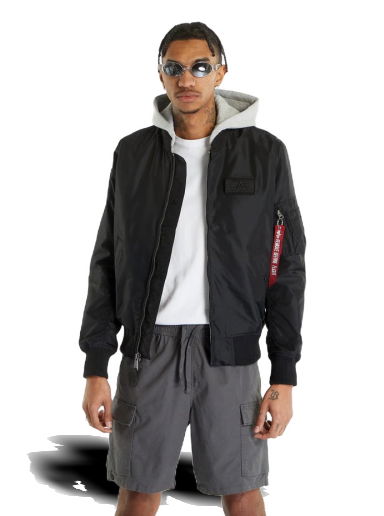 Bomber bunda Alpha Industries MA-1 TT Hood Bomber Jacket Čierna | 196108-03