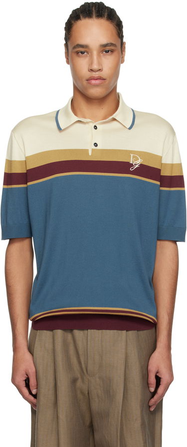 Polo tričko Dolce & Gabbana Dolce&Gabbana Silk Polo with Logo Embroidery Rôznofarebný | GXZ02ZJBSLE, 0
