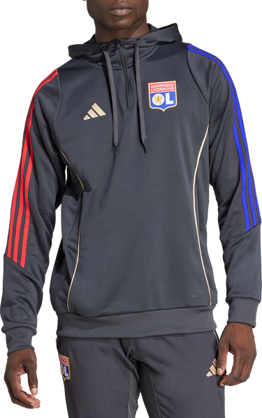 Mikina adidas Originals Olympique Lyonnais TR Hoody Šedá | jl9490, 1