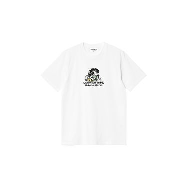 Tričko Carhartt WIP Graphic Works Printed T-Shirt Biela | I034014_9, 6