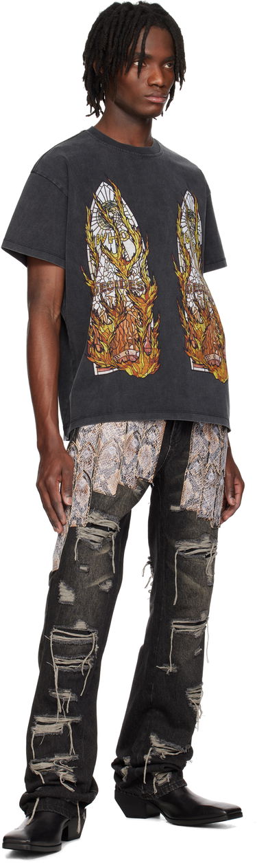 Tričko Who Decides War Who Decides War Flame Glass T-Shirt Čierna | 1110040002SE25, 3