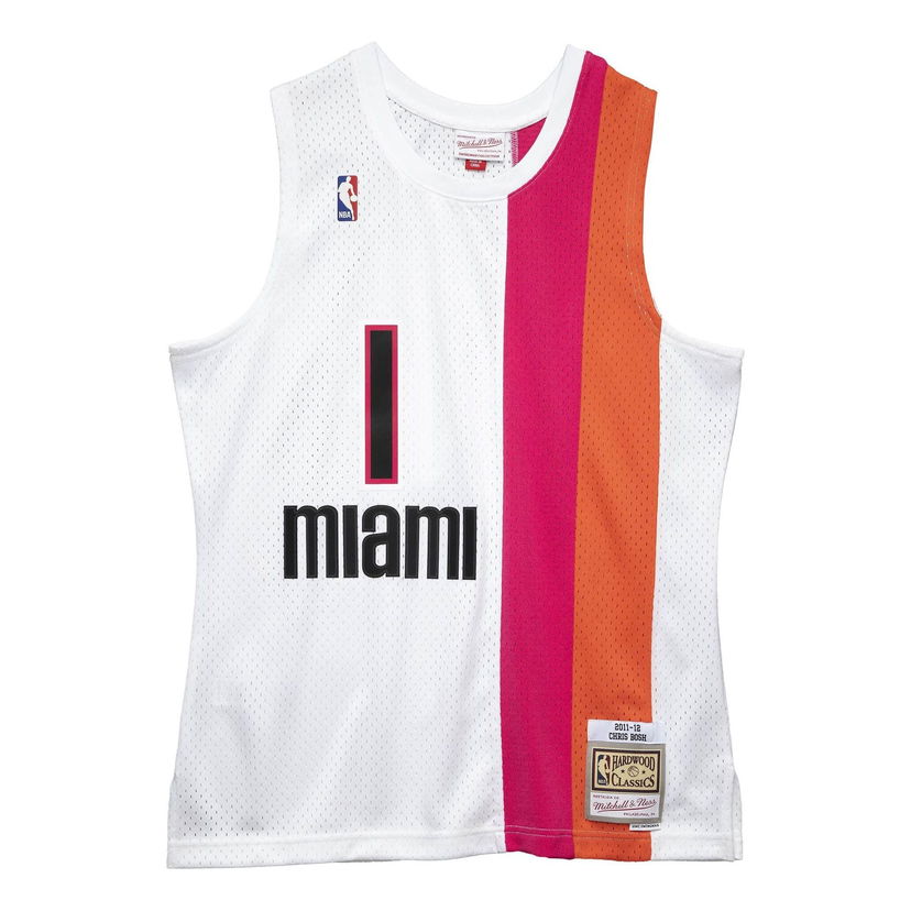 Tielko Mitchell & Ness NBA Miami Heat 2011-12 Swingman Jersey Biela | SMJYGS20056-MHEWHIT11CBO