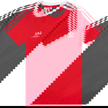 Tričko adidas Originals 3 Stripe Tee Červená | IA4852, 0