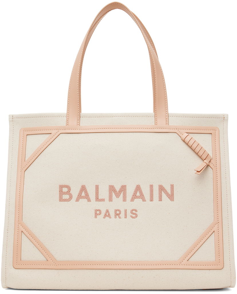 Tote bag Balmain B-Army 42 Tote "Off-White" Béžová | CN1FF810TCDB