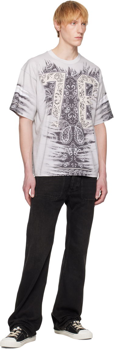 Tričko Diesel Diesel T-Boxt-78-R1 Paisley Print T-Shirt Biela | A19649-0HGBZ-72SA, 3