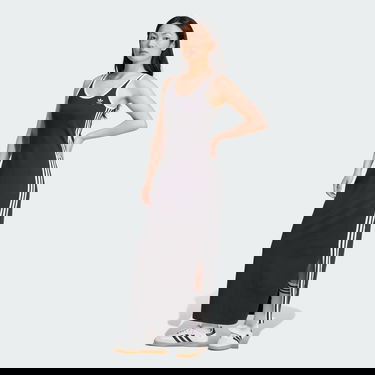 Šaty adidas Performance 3-Stripes Tank Maxi Dress Čierna | JD4619, 0