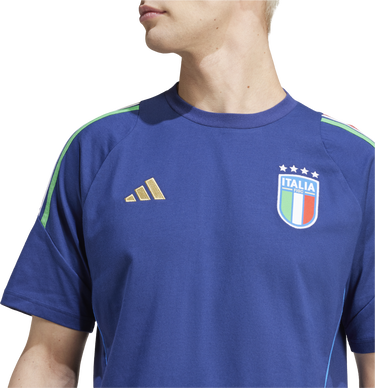 Tričko adidas Originals T-Shirt Italy Tiro 24 Competition Modrá | iq2176, 4