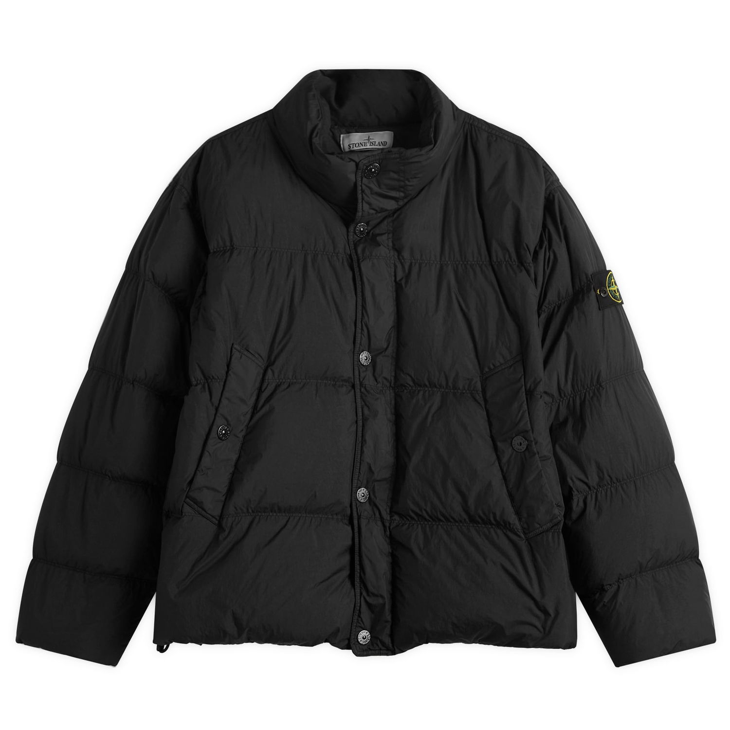 Prešívaná bunda Stone Island Crinkle Reps Nylon Down Jacket, Size Large Čierna | K2S154100010-V0029, 0