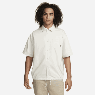 Košeľa Nike Club Button-Down Short-Sleeve Top Biela | DX0898-104, 0
