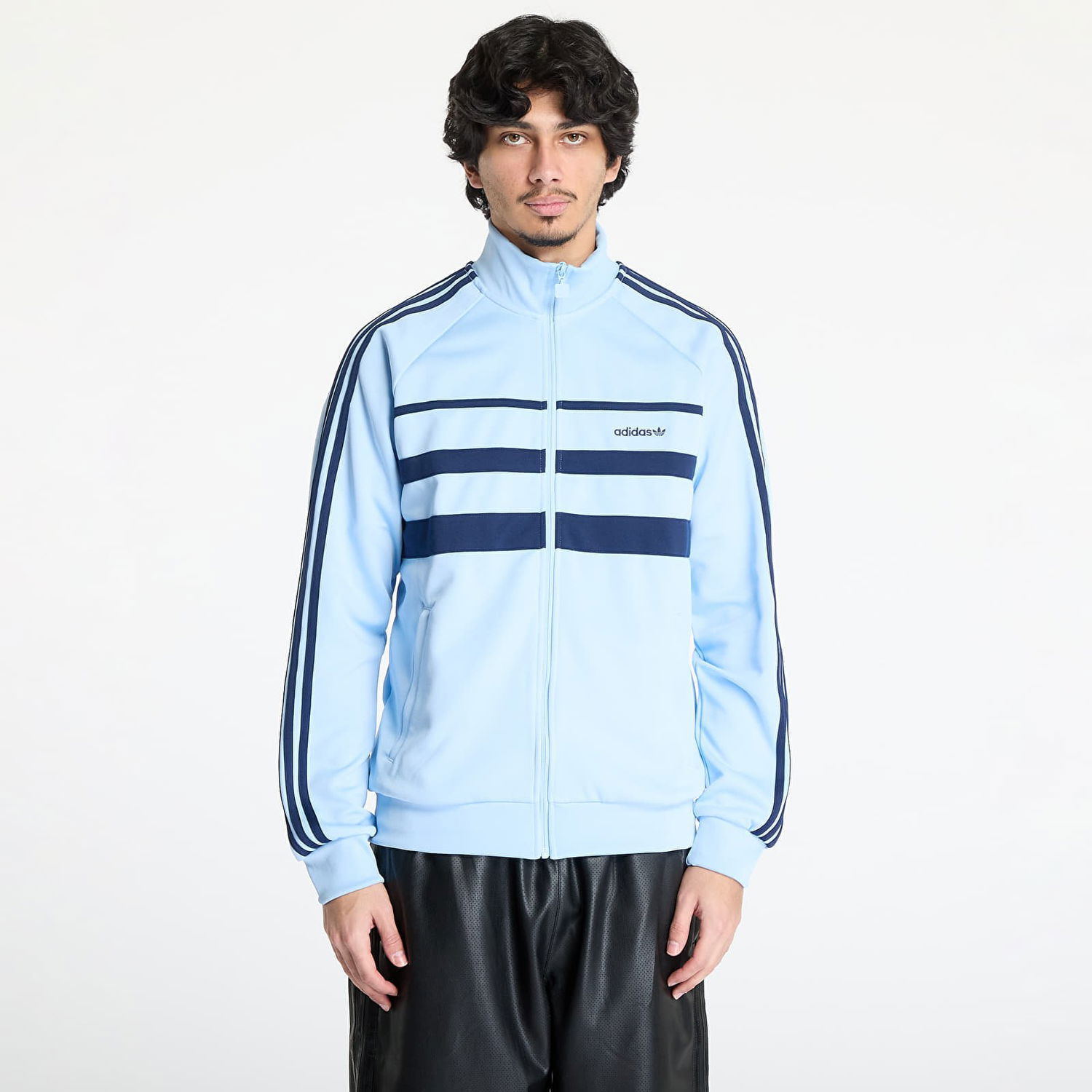 Vetrovka adidas Originals adidas The First Tracktop Modrá | JP1042, 0