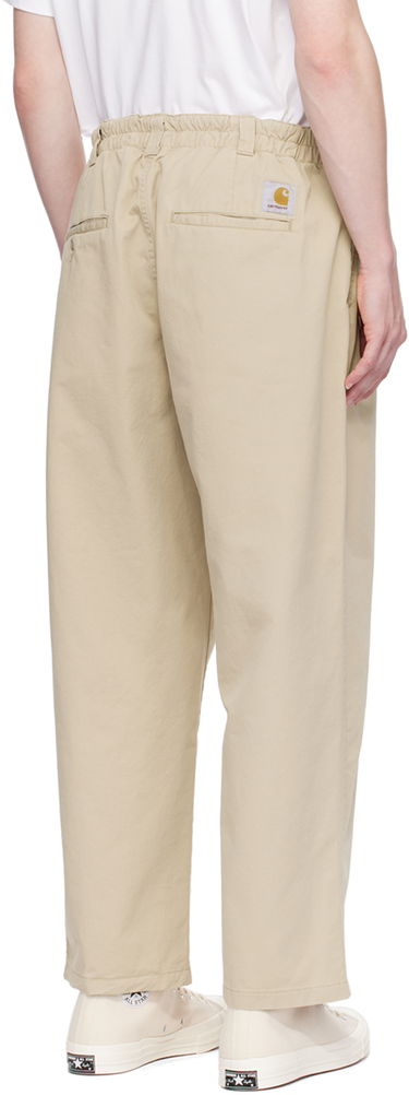 Nohavice Carhartt WIP Marv Relaxed Fit Trousers Béžová | I033129, 2