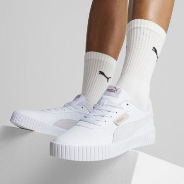 Tenisky a topánky Puma Carina 2.0 Logobsession "White/Gold" Tyrkysová | 392518-01, 7
