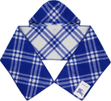 Šál Burberry Burberry Hooded Scarf Modrá | 8105691, 0