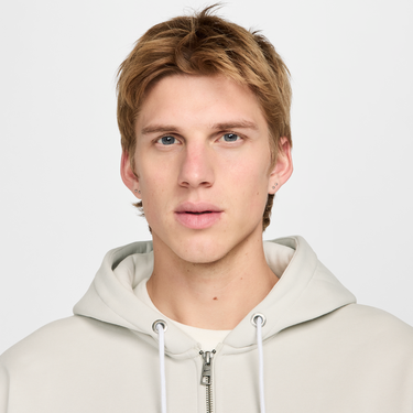 Mikina Nike Nike Solo Swoosh Full-Zip Hoodie Béžová | DR0403-072, 4