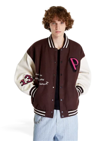 PREACH Patched Varsity Jacket 0399005506