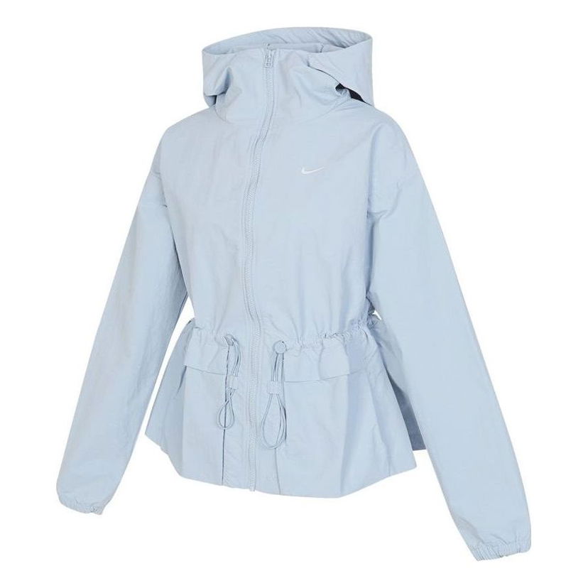 Bunda Nike Sportswear Everything Wovens Oversized Hooded Jacket Modrá | FN3670-440