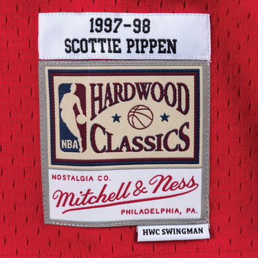 Dres Mitchell & Ness Chicago Bulls Scottie Pippen Swingman Jersey Červená | SMJYGS18153-CBUSCAR97SPI, 2