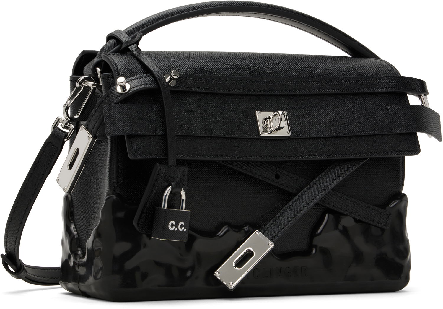 Kabelka Ottolinger Ottolinger ECCO.kollektive Edition Dip Kellie Soft Lagoon Bag Čierna | 920010390000, 1