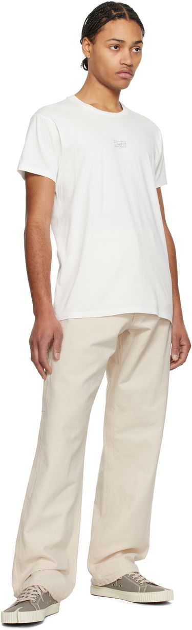Tričko Maison Margiela Maison Margiela Stamp Logo T-Shirt Biela | S50GC0706 S24575, 3