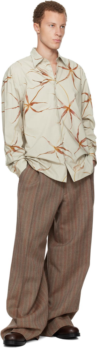Košeľa Dries Van Noten Dries Van Noten Loose Cotton Floral Print Shirt Béžová | 252-020732-2005, 3