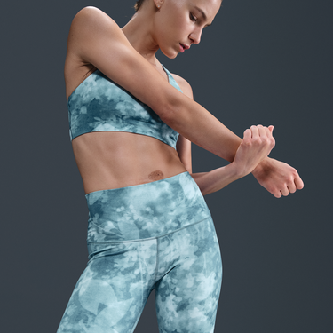 Šortky Nike Nike Zenvy Printed High-Waisted 20cm Bike Shorts Tyrkysová | HJ2301-006, 3